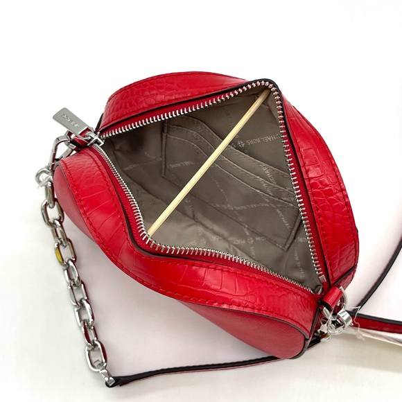 Michael Kors Jet Set Glam Oval Crossbody Bag - Picture 6 of 10